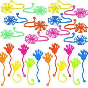 SEO Title: Sticky Hands & Spider Web Fidget Toys for Kids – Party Favor Gifts