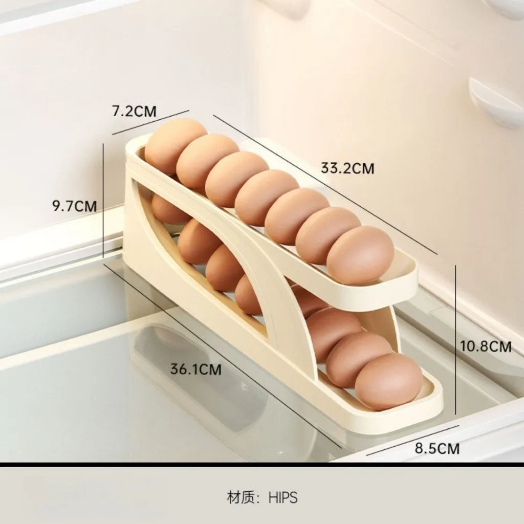 2-Tier Automatic Egg Dispenser – Countertop Kitchen Organizer