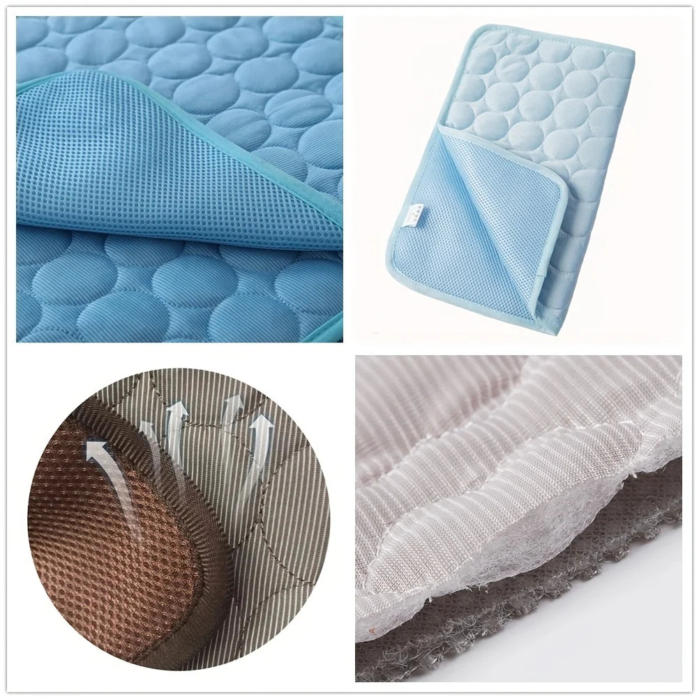 Dog Cooling Mat for Summer – Comfortable Pet Bed for Dogs & Cats