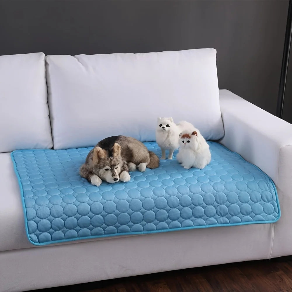 Dog Cooling Mat for Summer – Comfortable Pet Bed for Dogs & Cats