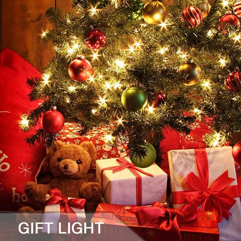 Waterproof Battery LED Christmas String Lights, 1.5m–10m Xmas Home Decorations