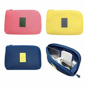 Travel Cable Organizer Bag – Portable Electronic Gadget Case