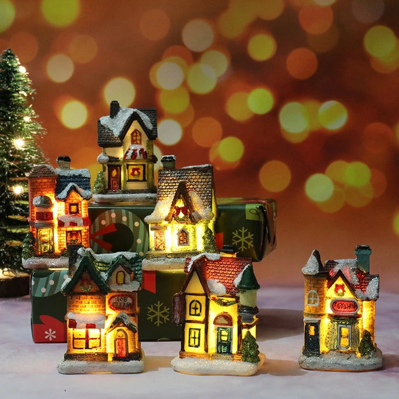 Christmas House Night Light Decoration & Kids Gift