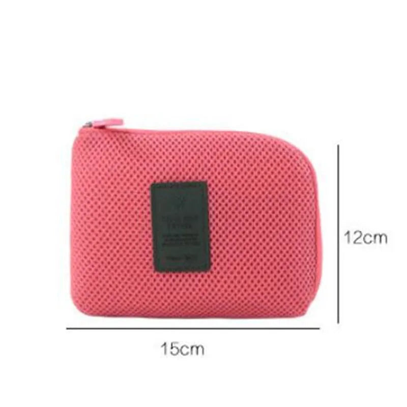 Travel Cable Organizer Bag – Portable Electronic Gadget Case