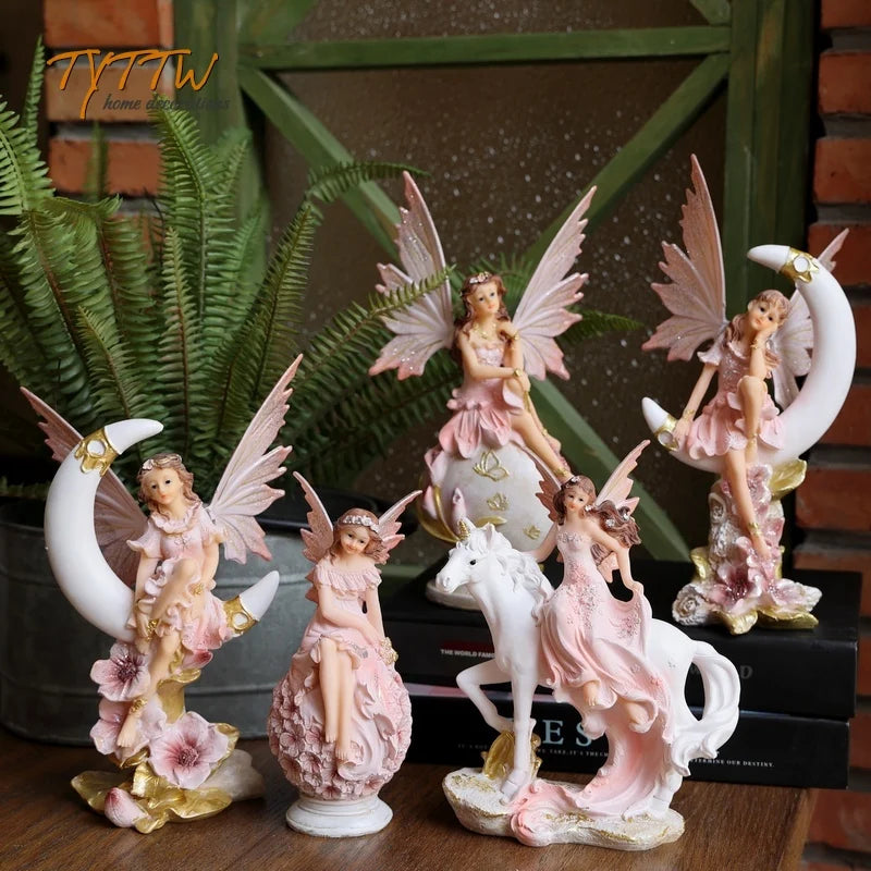 Flower Fairy Figurine – Cute Home & Fairy Garden Decor