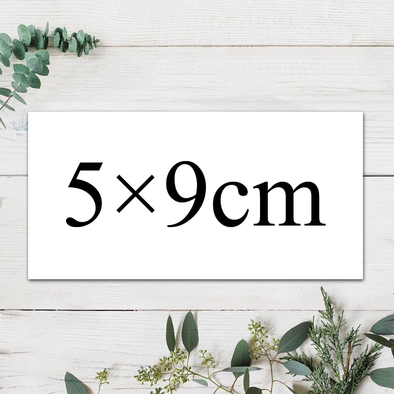 100-1000pcs Custom Rectangle Stickers, Personalized Logo Labels for Wedding, Birthday & Baptism