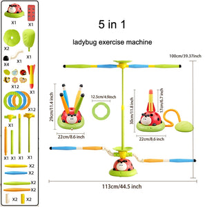 Ladybug Jump Rope Toy – Outdoor Sports Game for Kids