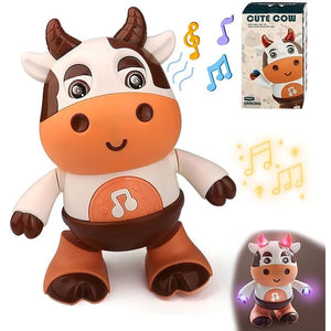 Writing  Baby Dancing Cow Toy with Music & Funny Moves | Interactive Plush Toy