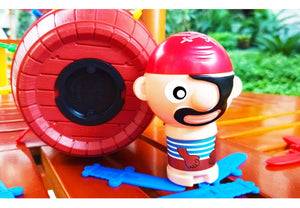 Writing  Funny Pirate Barrel Game Toy – Pop-Up Pirate Family Game