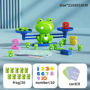 Frog Balance Math Toy for Kids | Educational Addition & Subtraction Game