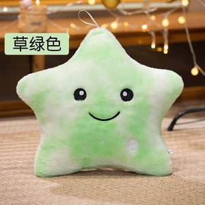 LED Star Plush Toy – Soft Glowing Star Pillow for Kids & Gifts