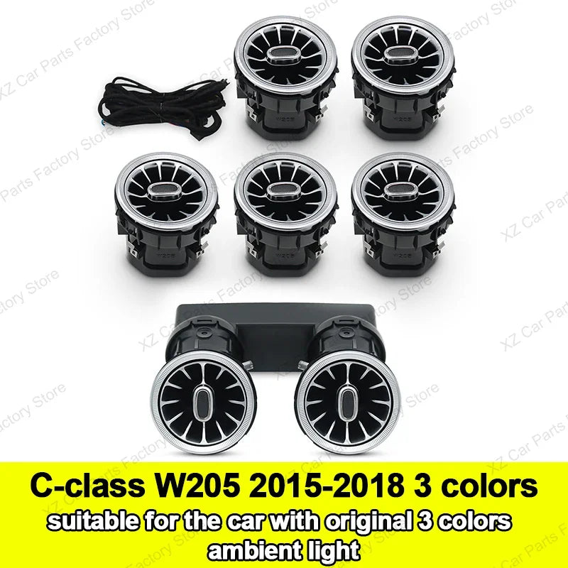 Mercedes-Benz C-Class W205 Ambient Light Air Vent – APP Control