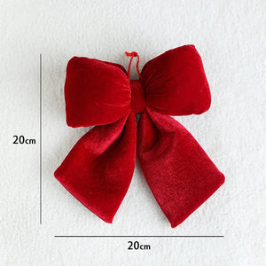 Red Velvet Christmas Bows – DIY Tree Hanging Ornaments