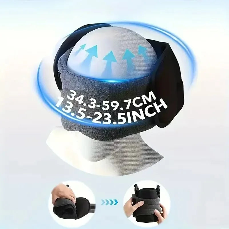 Travel Neck Pillow with Breathable Eye Mask – Sleep Support