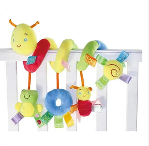 Baby Spiral Hanging Toy – Soft Crib Rattle for Newborns & Strollers