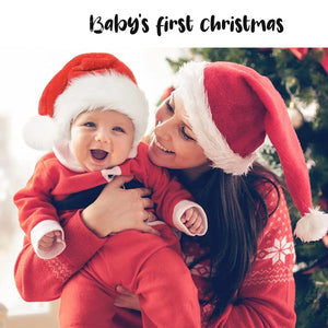 Kids Plush Christmas Santa Hat – Warm & Cozy Holiday Cap