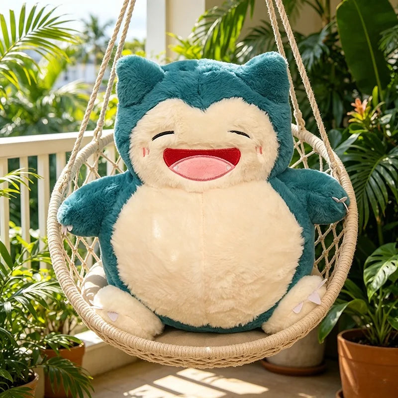 35cm Snorlax Plush Toy – Cute Soft Pokémon Sleeping Pillow Gift