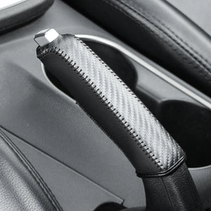 Car Leather Handbrake Cover – Protective Interior Sleeve