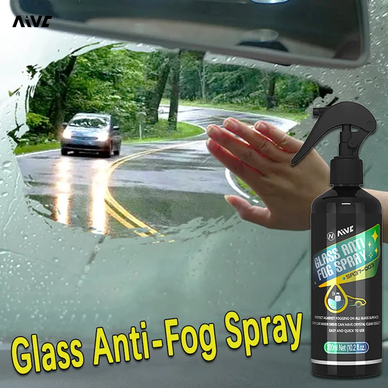 Car Anti-Fog Spray for Windshield, Mirrors & Glass