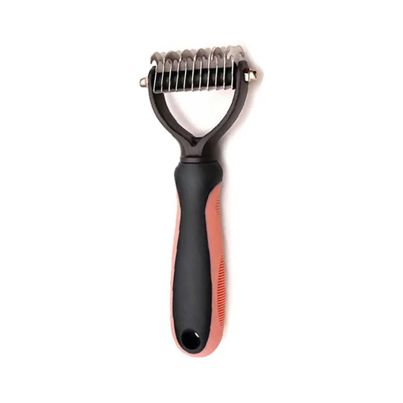Pet Deshedding Brush for Dogs & Cats – Fur Remover Comb