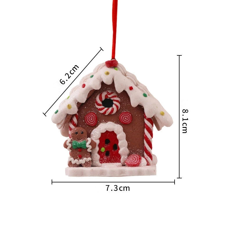 Christmas LED Hanging Ornaments – Snowman, Gingerbread & Santa