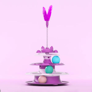 Interactive Cat Turntable Toy | Fun & Boredom Relief Toy for Cats