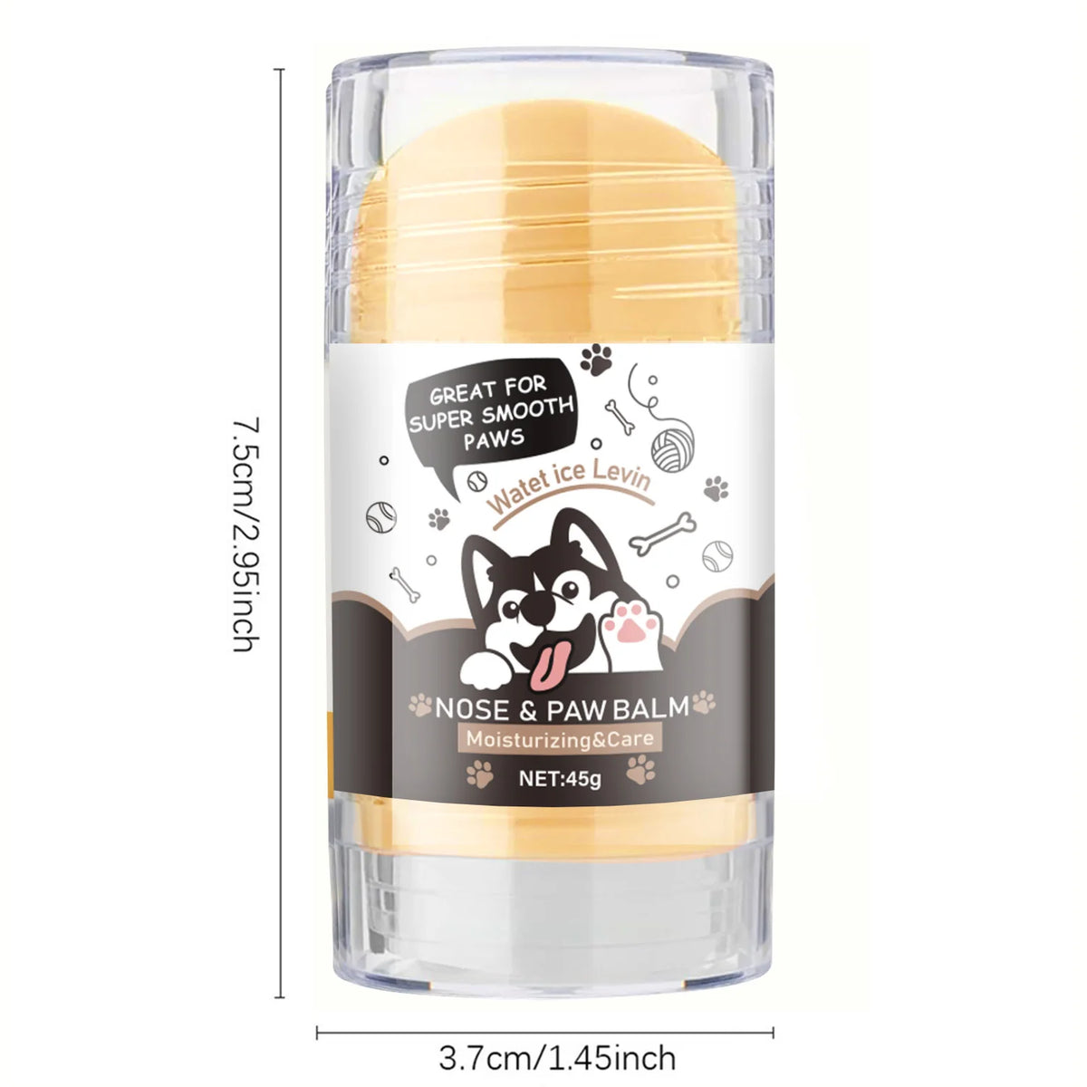 Dog Paw Balm & Nose Moisturizer, Soothing Paw Pad Protection