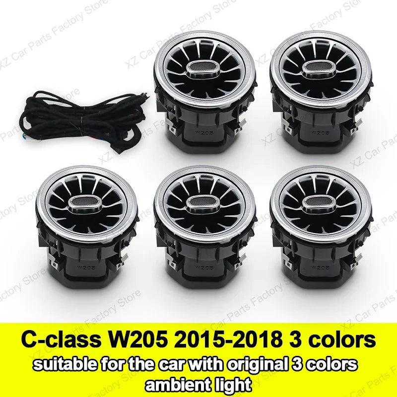 Mercedes-Benz C-Class W205 Ambient Light Air Vent – APP Control