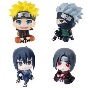 9cm Naruto Anime Figures – Naruto, Kakashi, Sasuke & Itachi