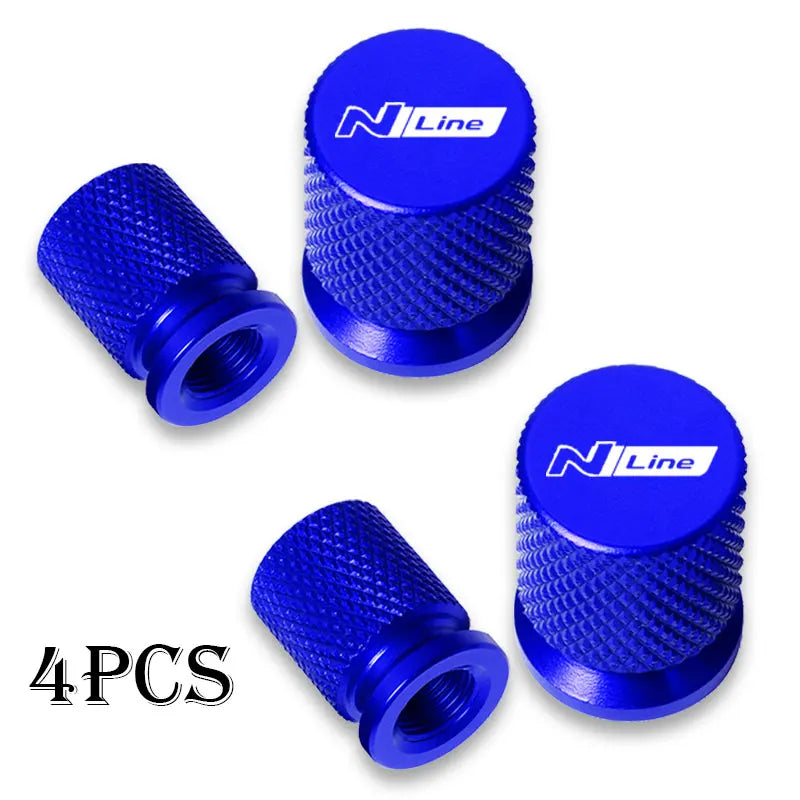 Hyundai N Line Tire Valve Caps – Waterproof Wheel Stem Covers