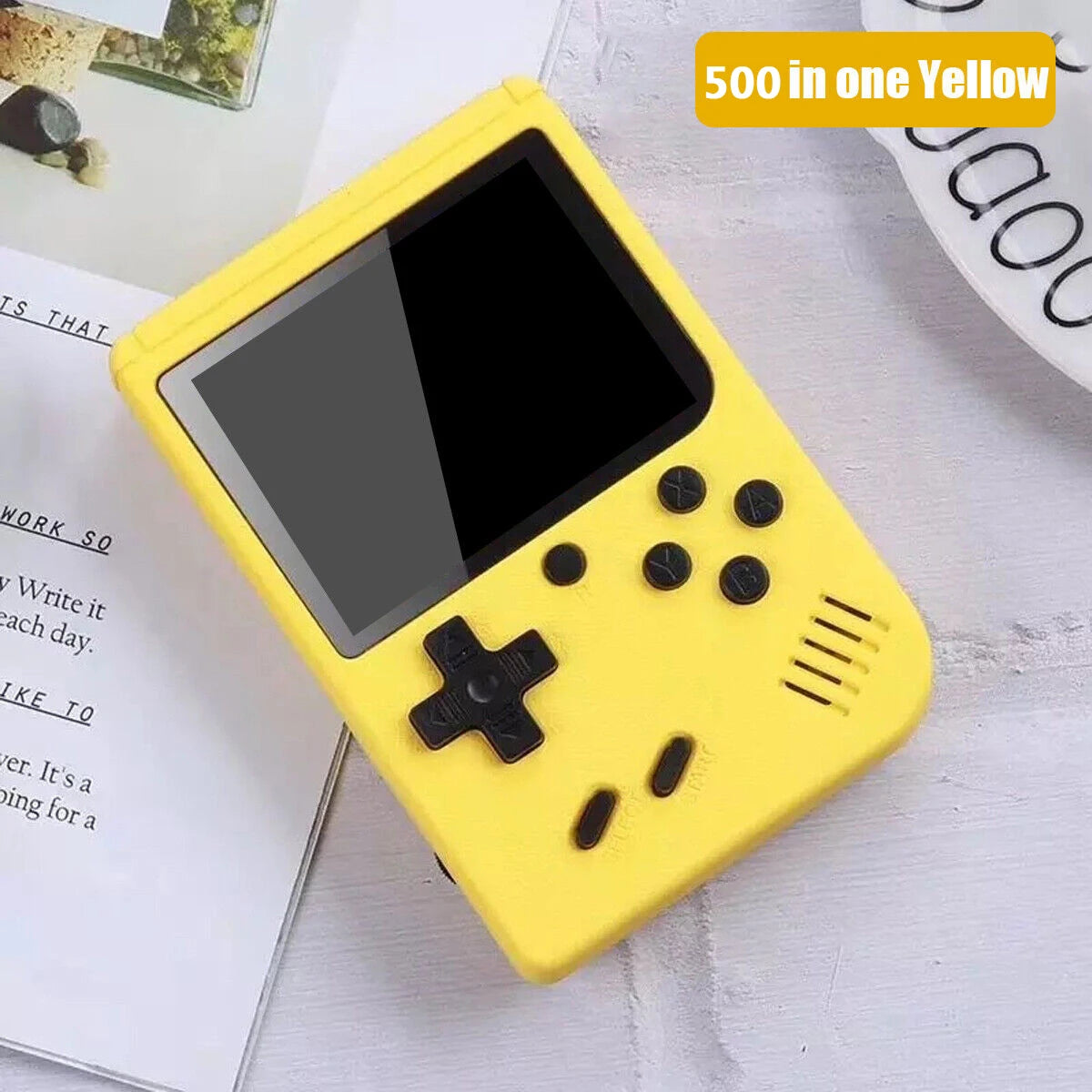 500+ Classic Games Handheld Console – Portable Gaming Device with TV Output