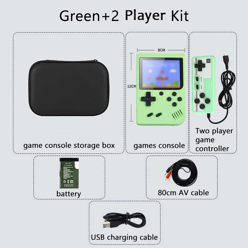500+ Classic Games Handheld Console – Portable Gaming Device with TV Output