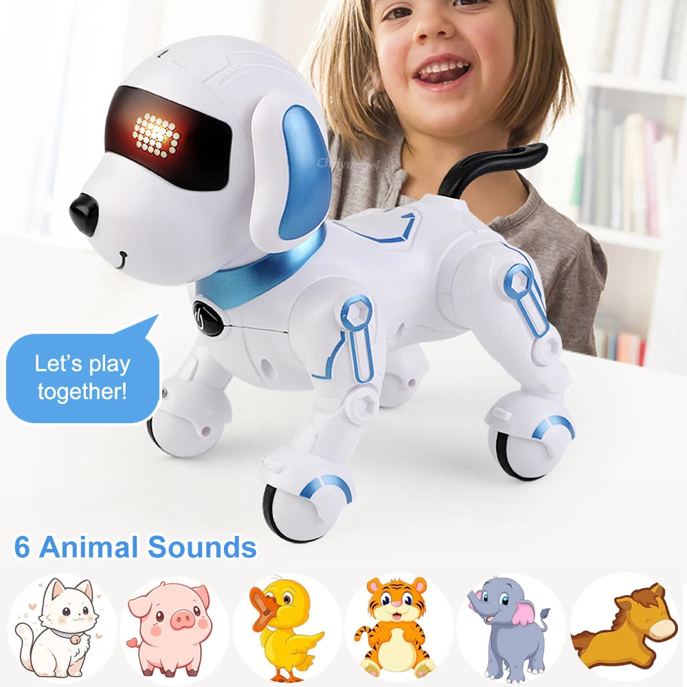 RC Robot Dog Toy – Interactive Smart Pet for Kids