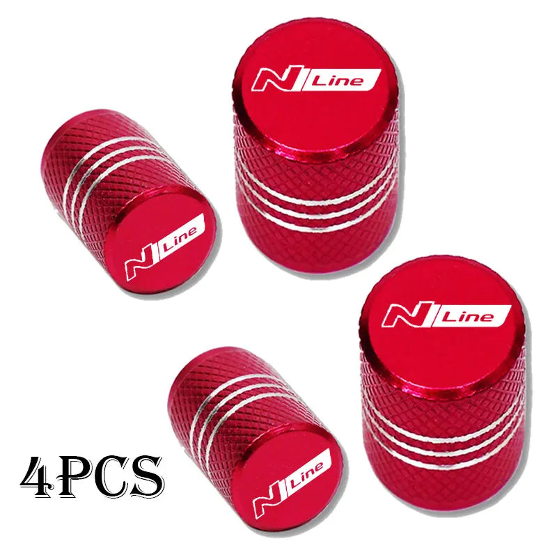Hyundai N Line Tire Valve Caps – Waterproof Wheel Stem Covers