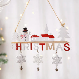Santa Claus Gnome Wooden Christmas Hanging Ornament – Xmas Tree Decoration
