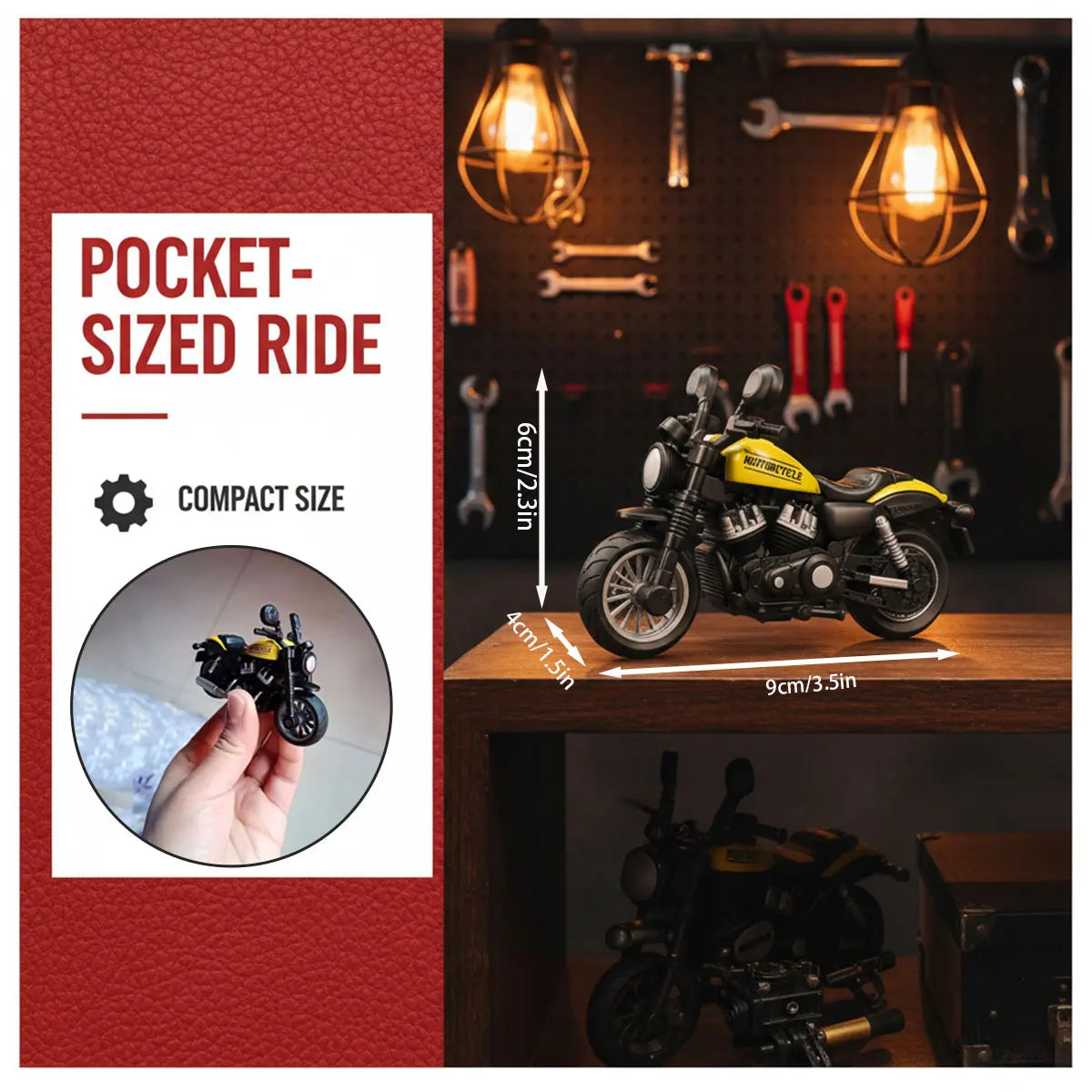 Mini Motorcycle Model Toy – Alloy Bike Toy for Kids & Boys