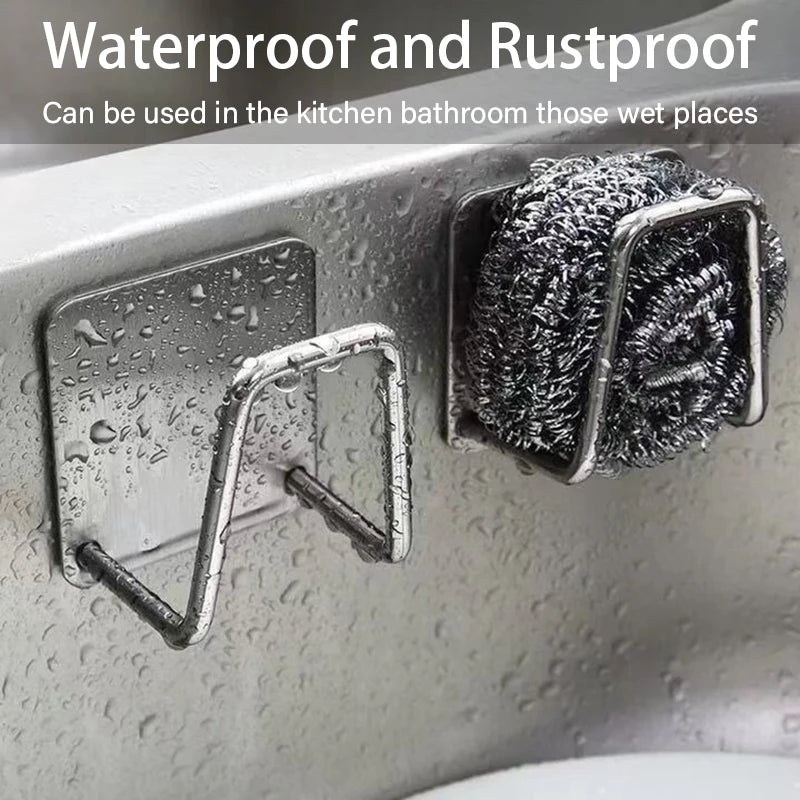 Stainless Steel Kitchen Sink Sponge Holder – Sink Organizer