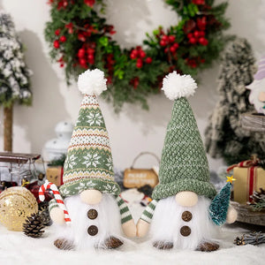 Glowing Knitted Gnome Doll with LED Light – Christmas Decoration Gift