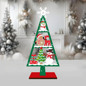 Wooden Christmas Tree Desktop Ornament – Holiday Decor   Meta description likh do