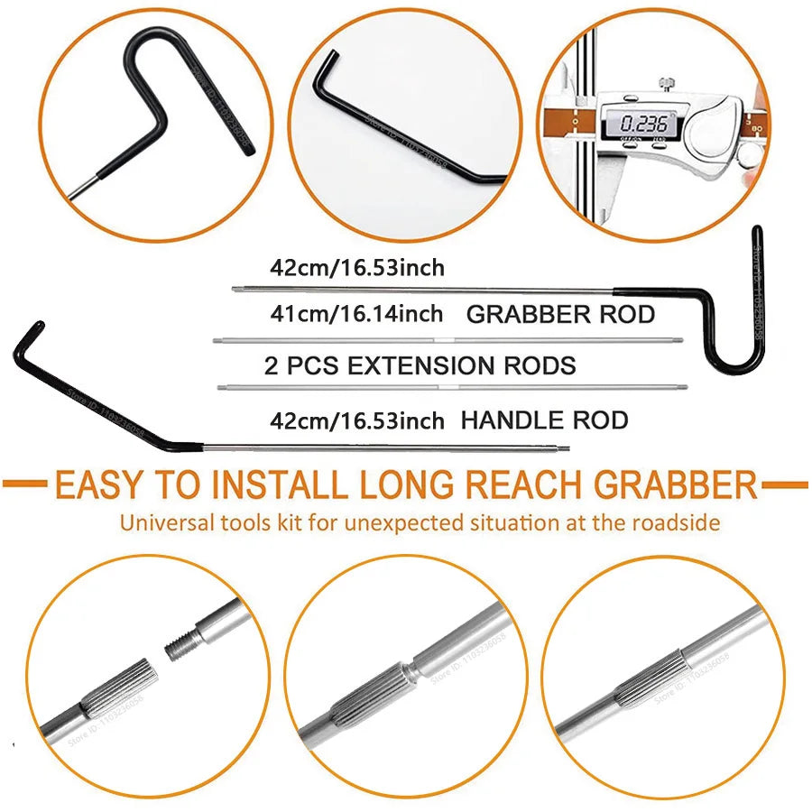 PWS Car Lockout Tool Kit – Door Unlocking Tools & Air Wedge Bag