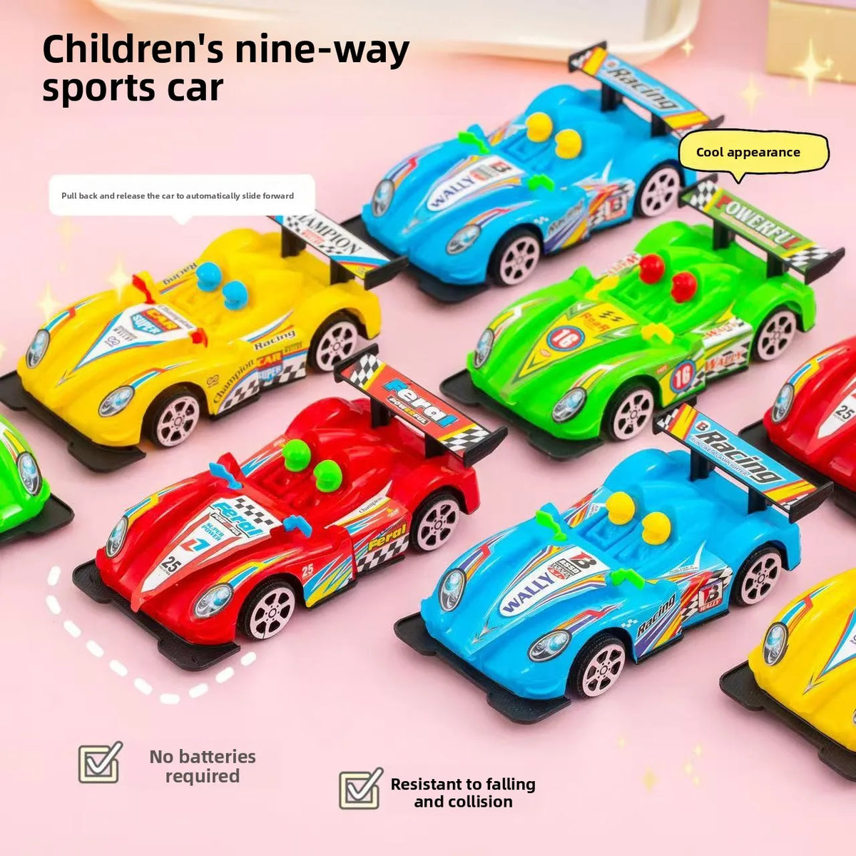 Kids Inertia Off-Road Toy Car, Interactive Racing Vehicle