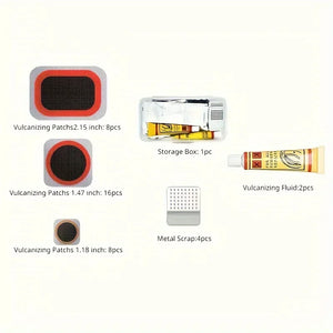 Bike Tire Repair Kit – Puncture Patches & Tools
