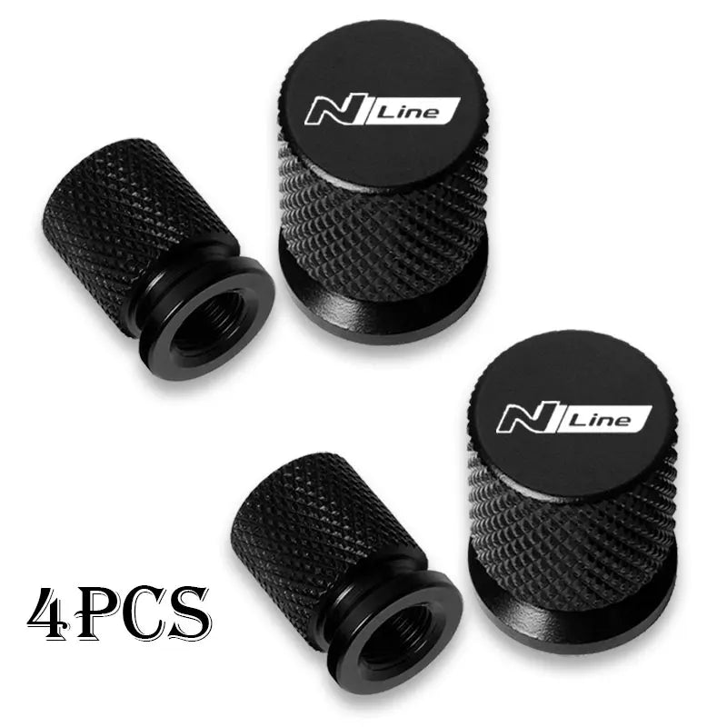 Hyundai N Line Tire Valve Caps – Waterproof Wheel Stem Covers