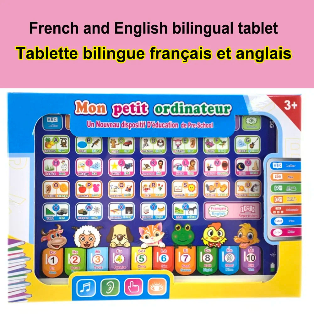 Kids Educational Learning Tablet, Interactive Language Toy