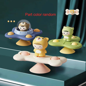 Baby Airplane Suction Spinner Toy – Bath & Sensory Learning Toy