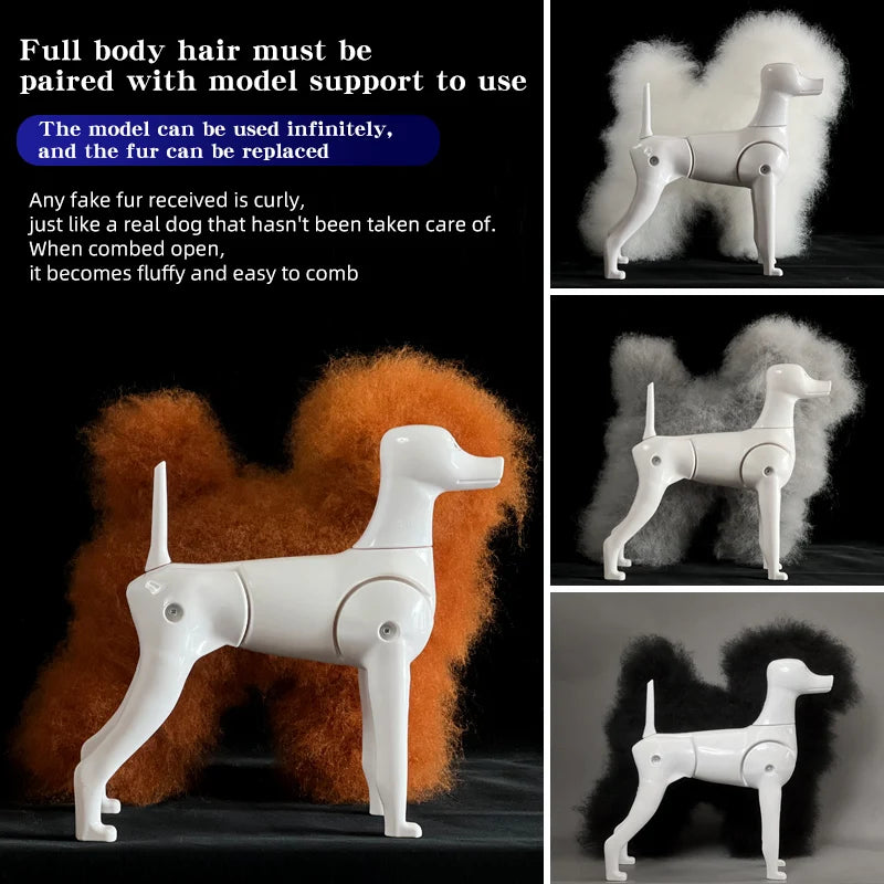 SEO Title: Poodle Dog Grooming Practice Model – Full Body Pet Grooming Dummy