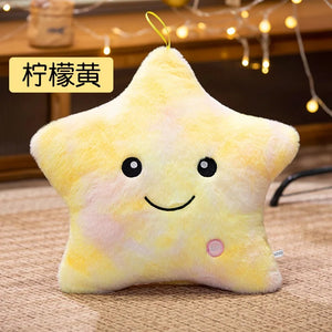 LED Star Plush Toy – Soft Glowing Star Pillow for Kids & Gifts