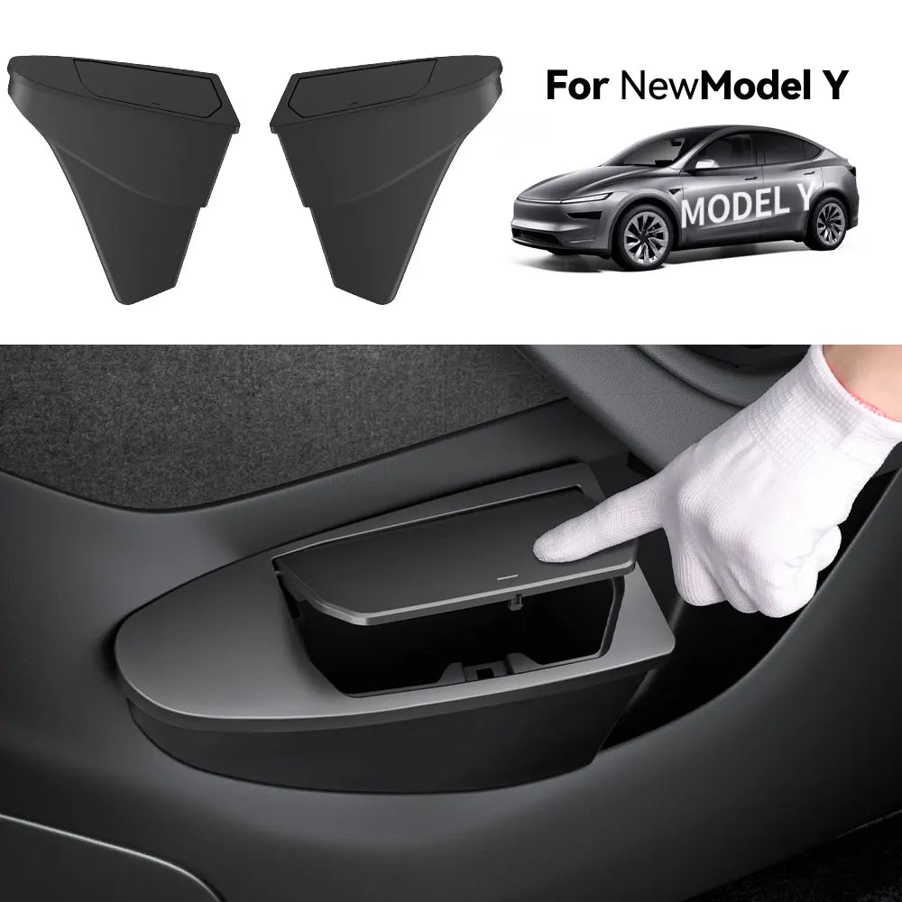 Tesla Model 3/Y Door Trash Bin with Lid – Storage Organizer