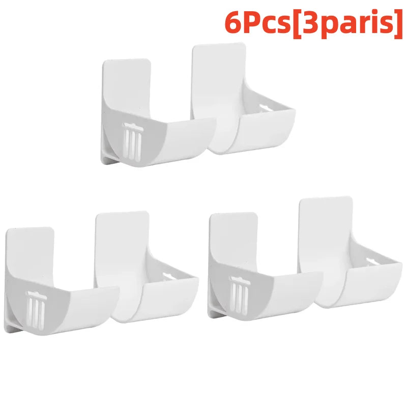 Wall-Mounted Trash Bag Holder & Plastic Bag Organizer for Kitchen