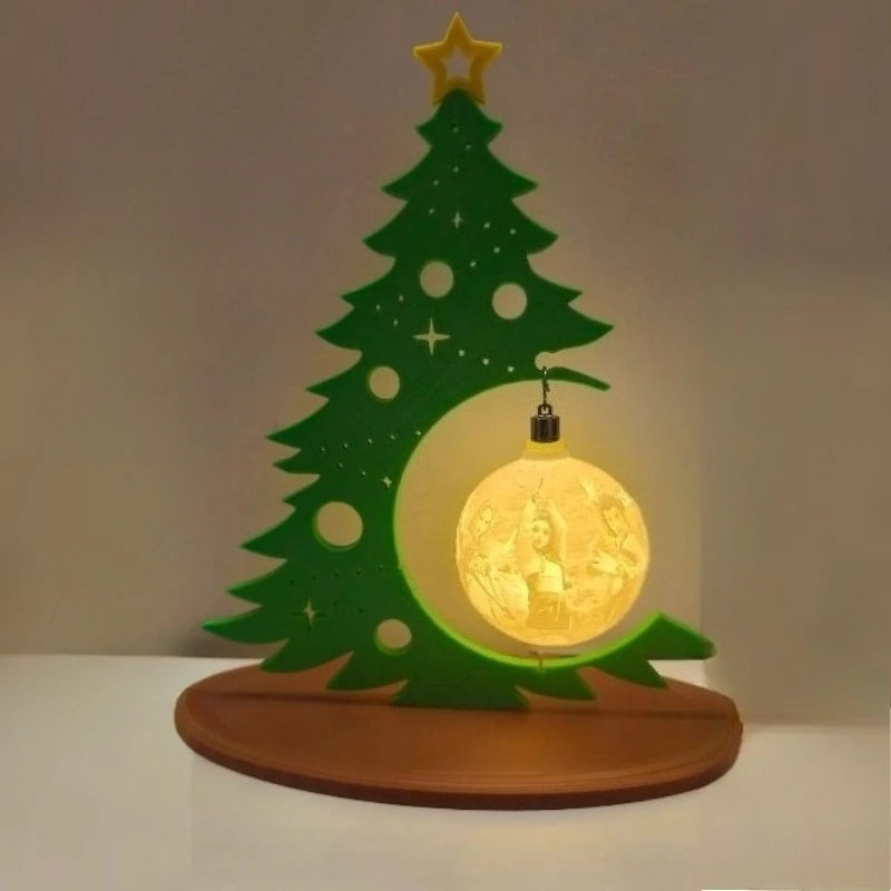 DIY Hollow Christmas Tree Ornament – Festive Tabletop Decor